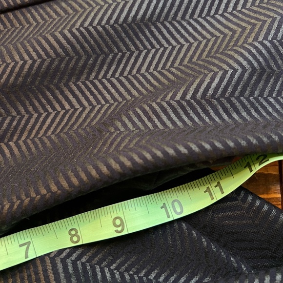 Nygard Luxe Slims black “ leather textured” leggings.  Decorative button Size M - Picture 9 of 9